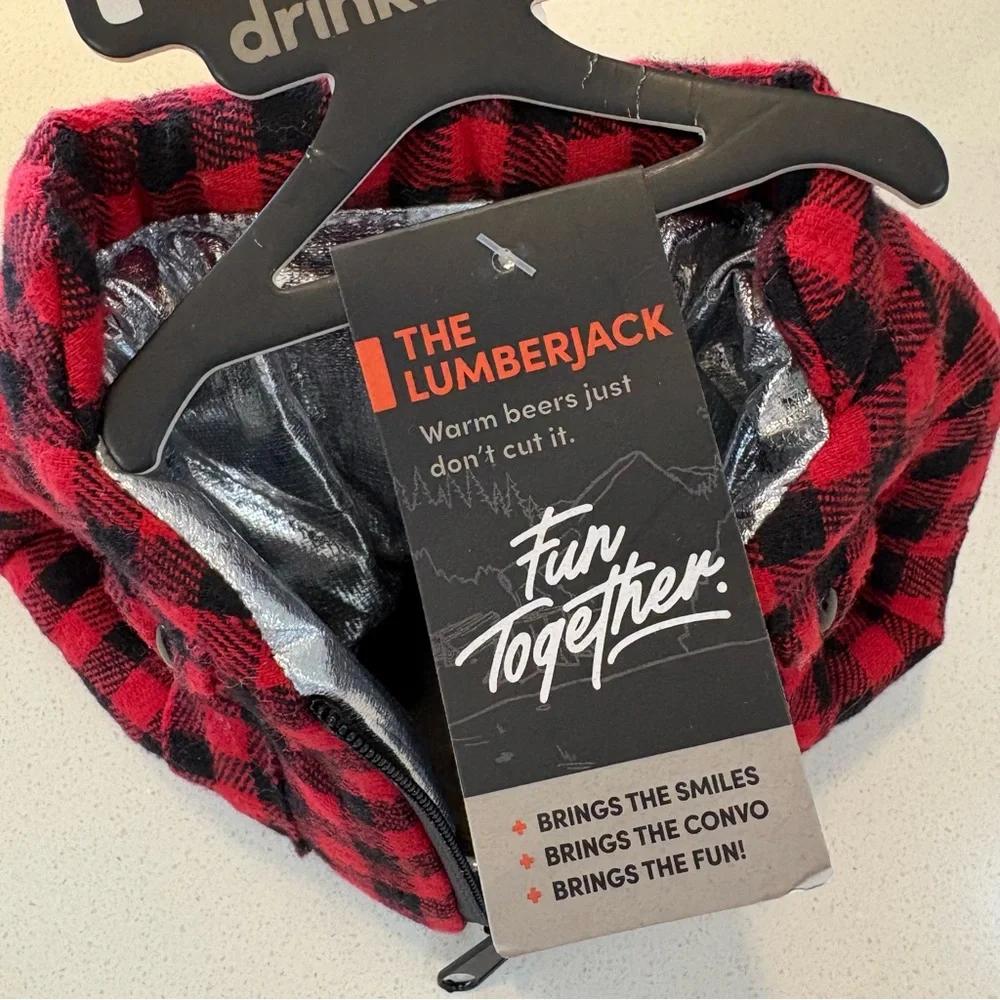 Puffin Drink Coozie Lumberjack Drinkwear